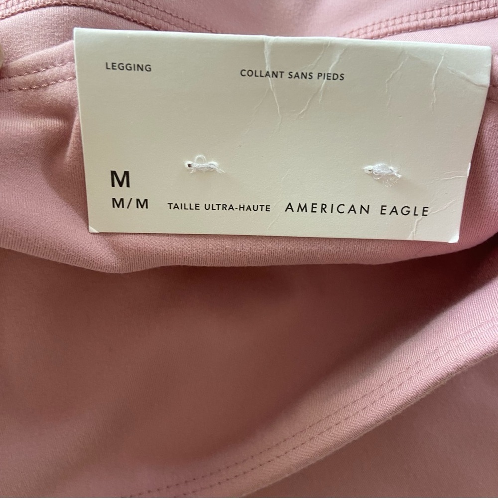 American Eagle New With Tags Highest Rise Leggings in Pink Women’s Medium - Picture 4 of 5